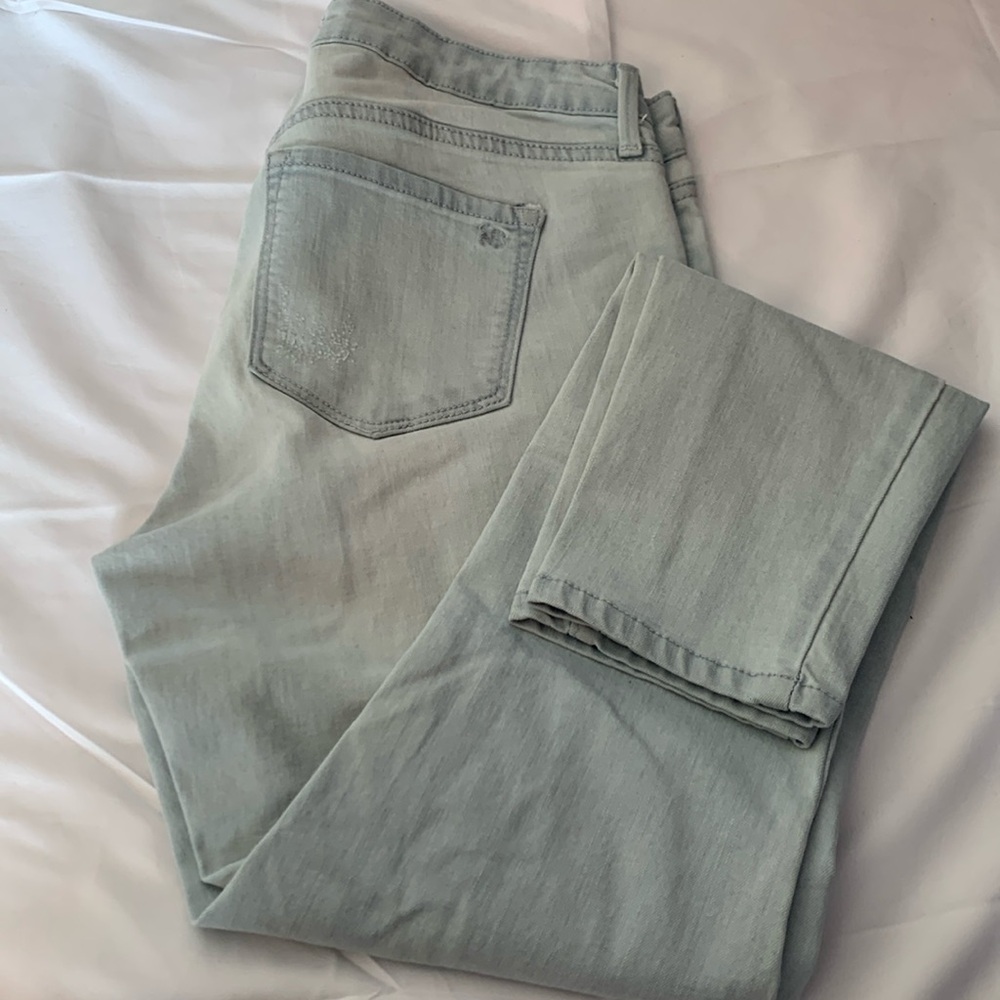 Jessica Simpson light wash kiss me super skinny jeans 💋